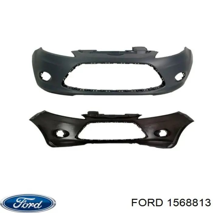 Передний бампер 1568813 Ford