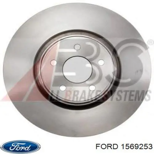 1569253 Ford диск тормозной передний