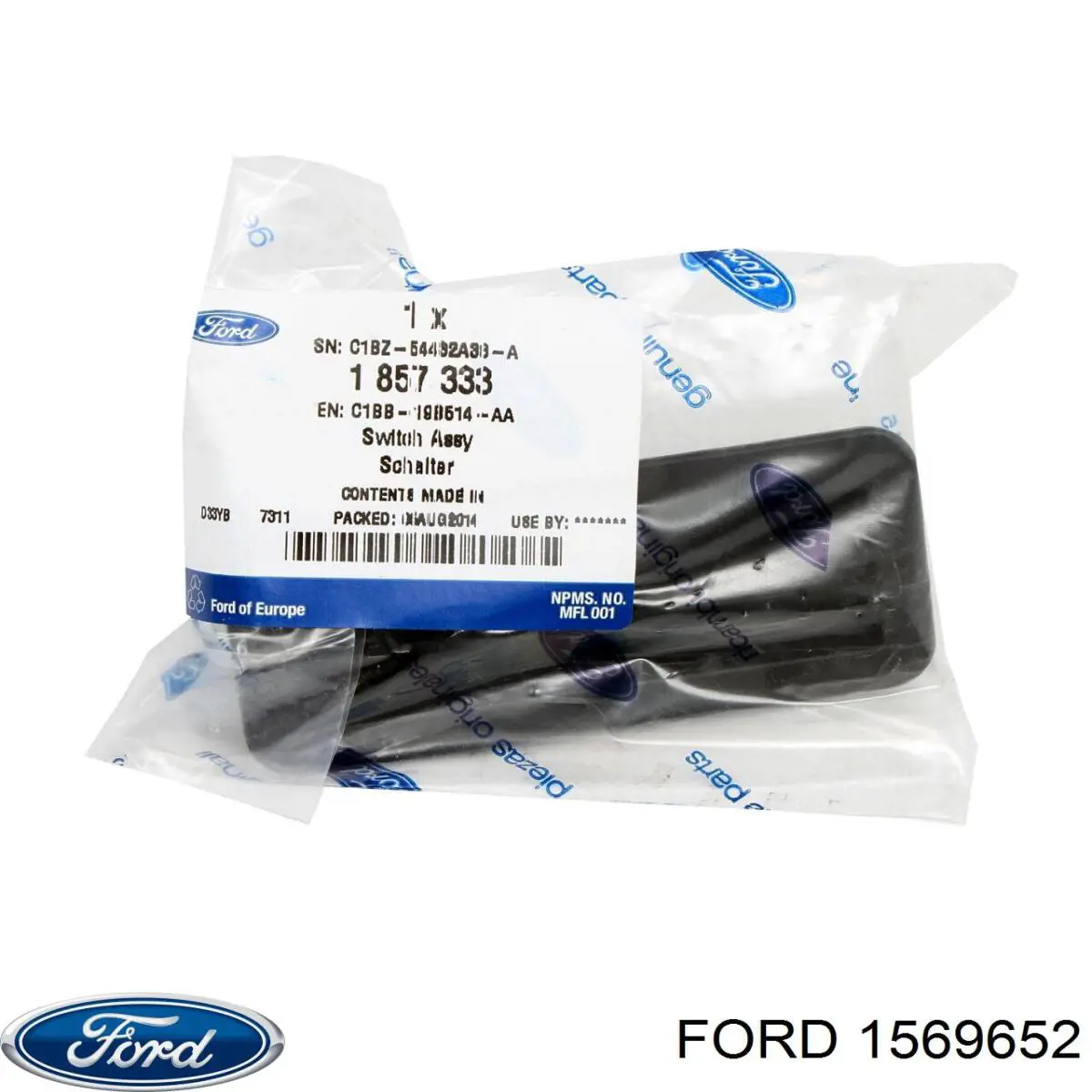 Купить 1569652 Ford Буфер (бампер) передний