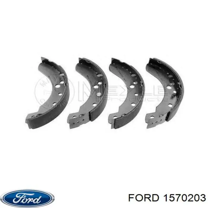 Задние барабанные колодки 1570203 Ford