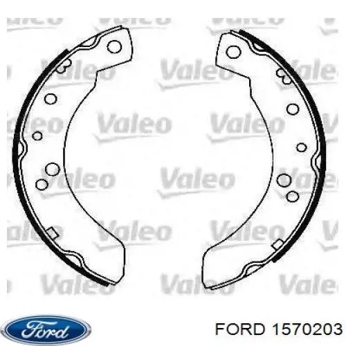 Тормоза рабочие задние ножные и тормозные барабаны Ford 1570203 цена, от 15.79 USD