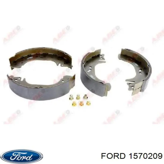 Задние барабанные колодки 1570209 Ford