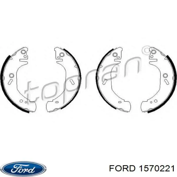 Барабанные колодки Ford 1570221