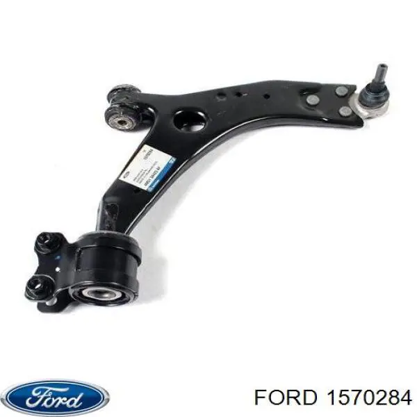 1570284 Ford braço oscilante inferior direito de suspensão dianteira