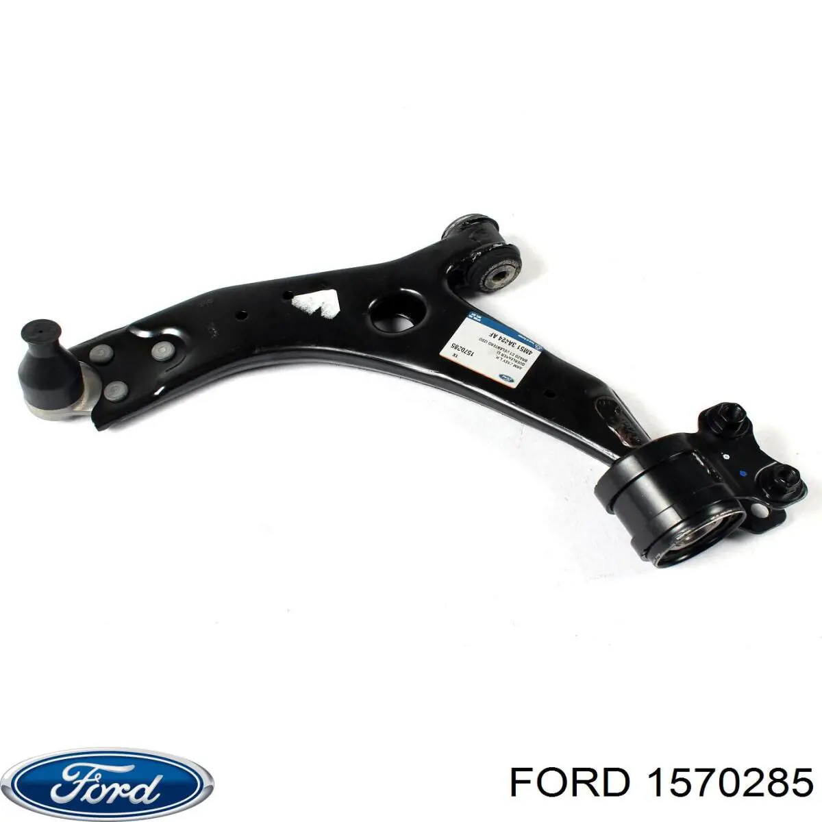 1570285 Ford braço oscilante inferior esquerdo de suspensão dianteira