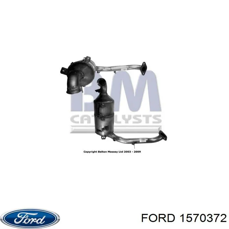 Купить 1570372 Ford Преобразователь отработавших газов