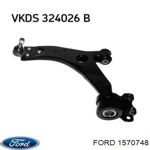 Левый рычаг передней нижней подвески Ford 1570748 цена, от 60.46 USD
