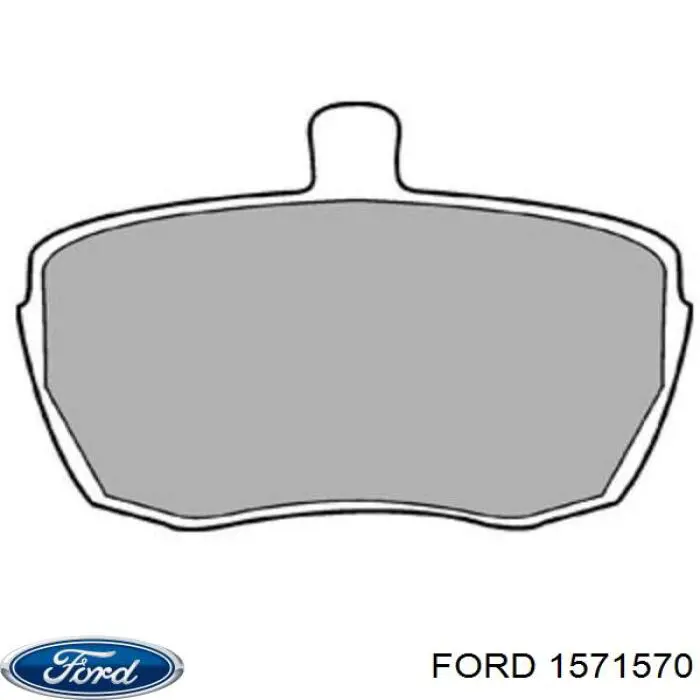 1571570 Ford Колодки передние