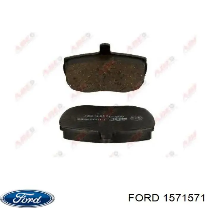 1571571 Ford колодки тормозные передние дисковые