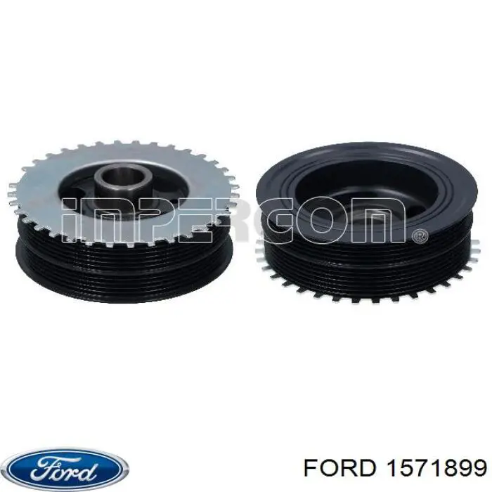 Купить 1571899 Ford Шкив-демпфер коленвала