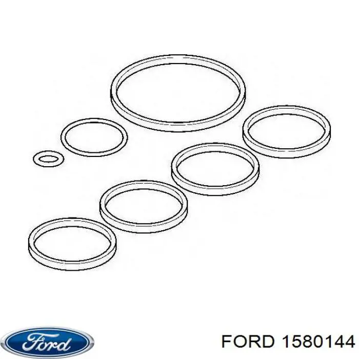 1580144 Ford прокладка впускного коллектора