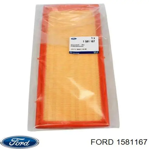 1581167 Ford filtro de ar