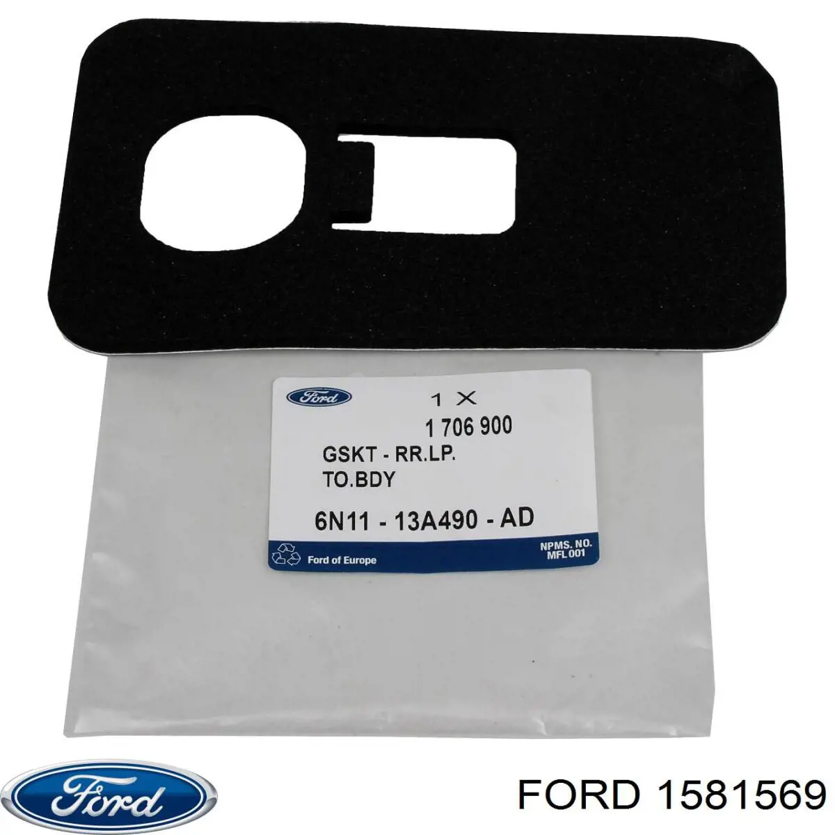 Плата заднего фонаря контактная 1581569 Ford