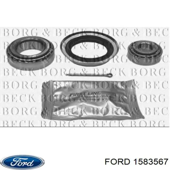 Подшипник ступицы 1583567 Ford