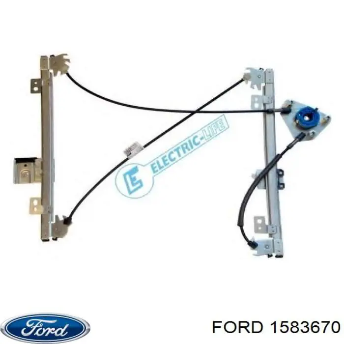 1518829 Ford механизм стеклоподъемника двери передней правой