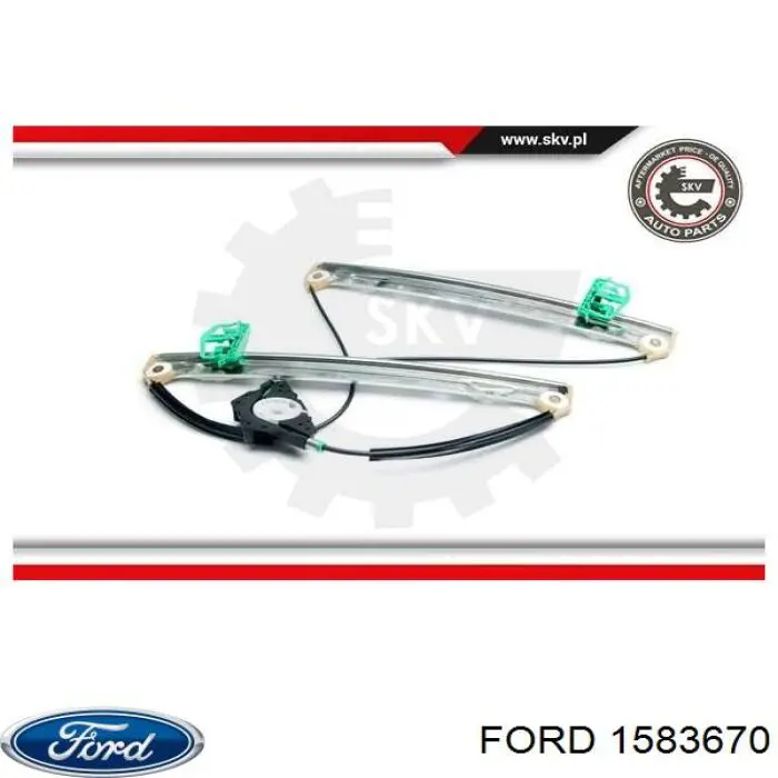 Стеклоподъемник передней правой двери Ford 1583670 цена, от 18.20 USD