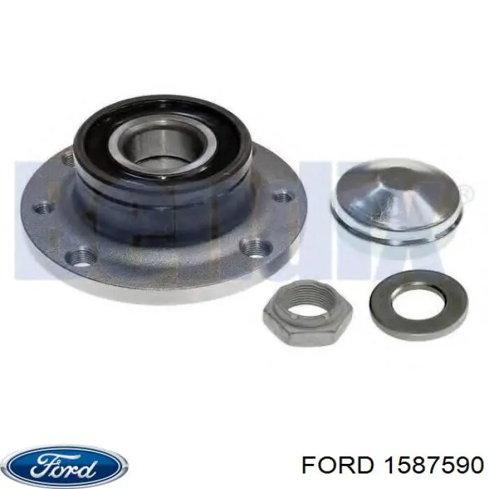 1587590 Ford ступица задняя