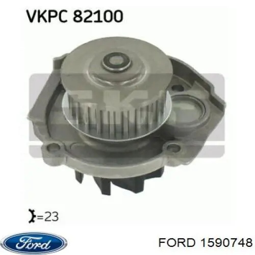 Зубчатый ремень Ford 1590748 цена, от 16.34 USD