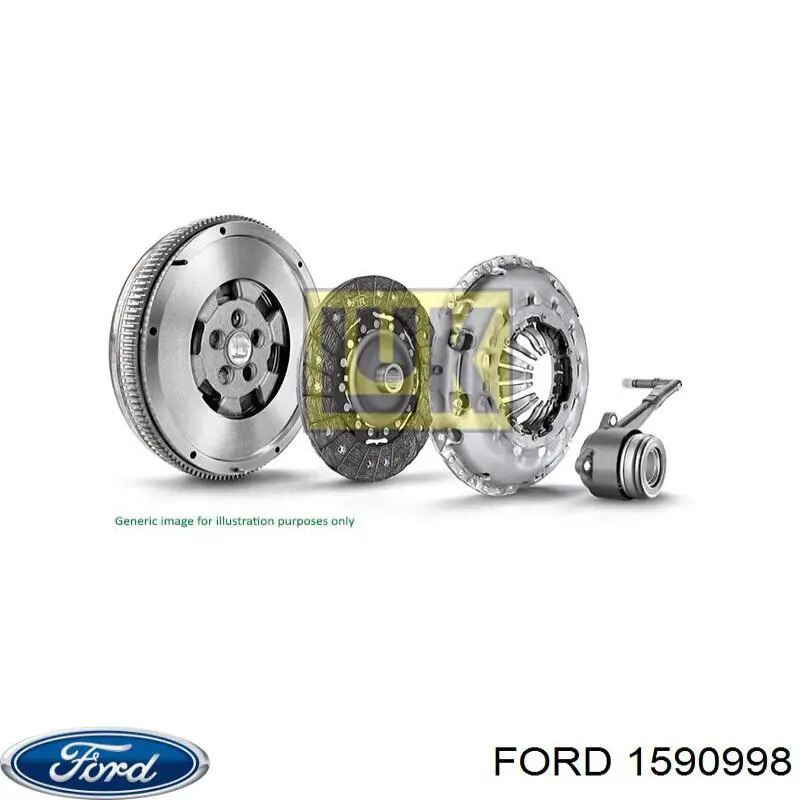 Рабочий цилиндр сцепления в сборе 1590998 Ford