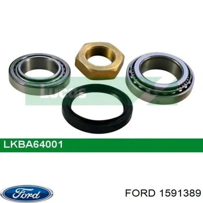 Купить 1591389 Ford Подшипник задней ступицы