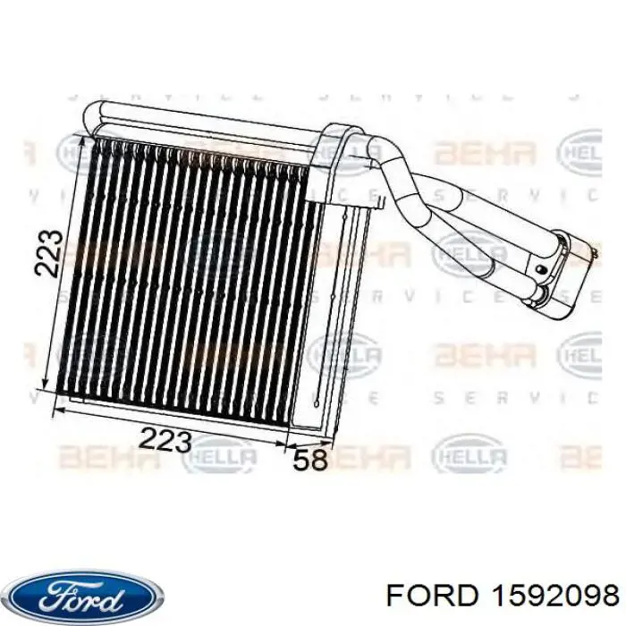 Испаритель кондиционера 1592098 Ford