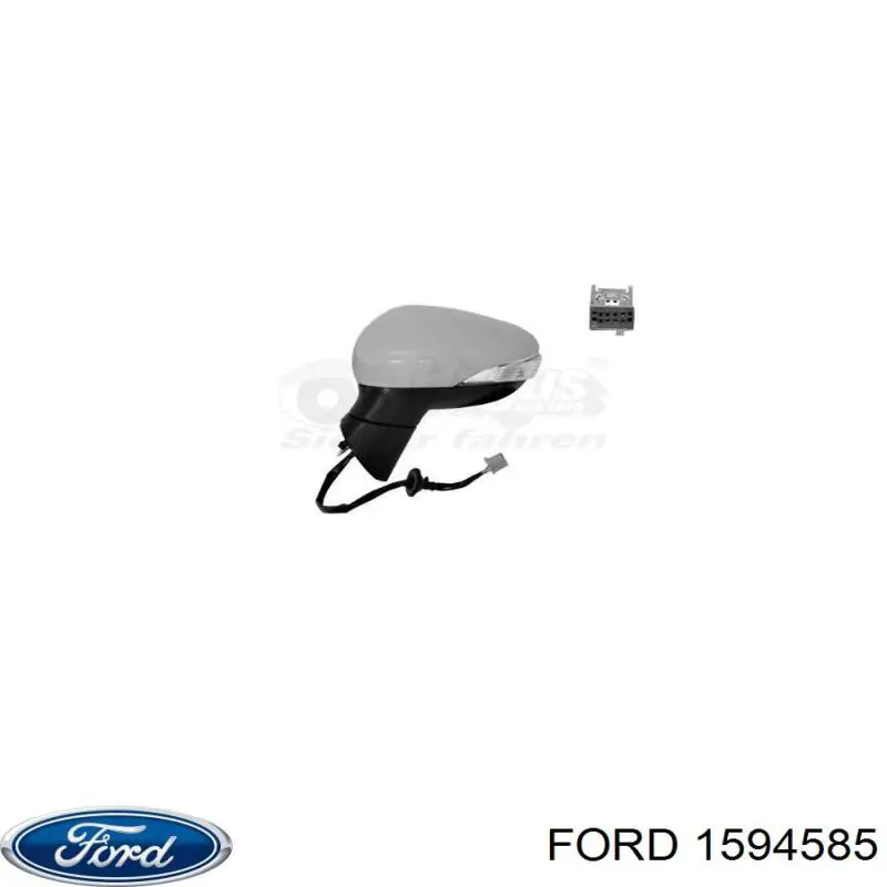 Левое боковое зеркало 1753825 Ford