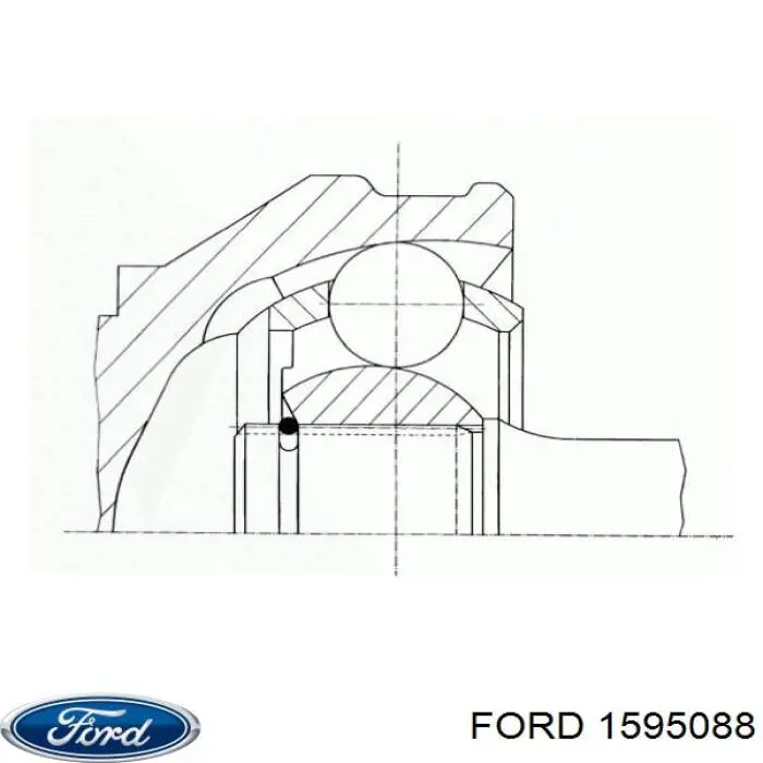 Привод передний правый Ford 1595088 цена, от 88.88 USD