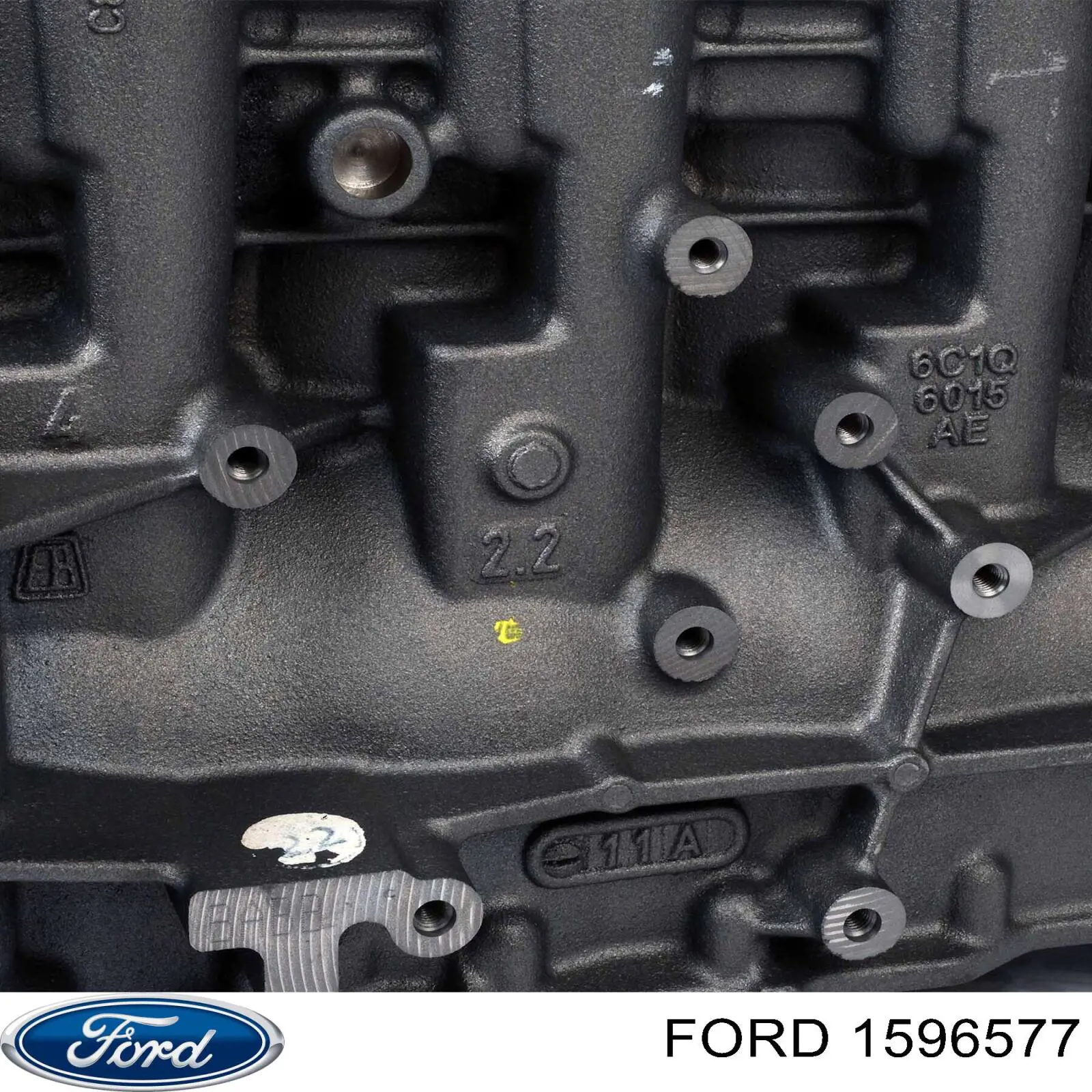1596577 Ford блок цилиндров двигателя