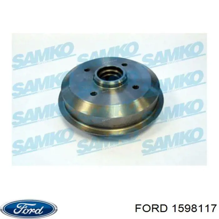 Тормозной барабан 1598117 Ford