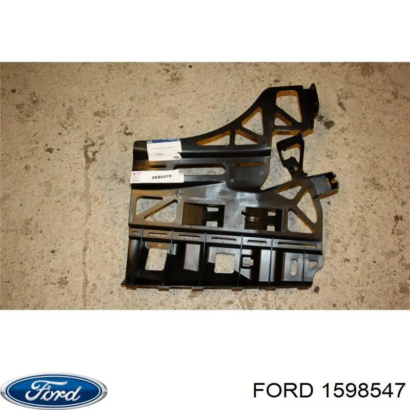 Consola esquerda do pára-choque traseiro externo para Ford Galaxy (WA6)