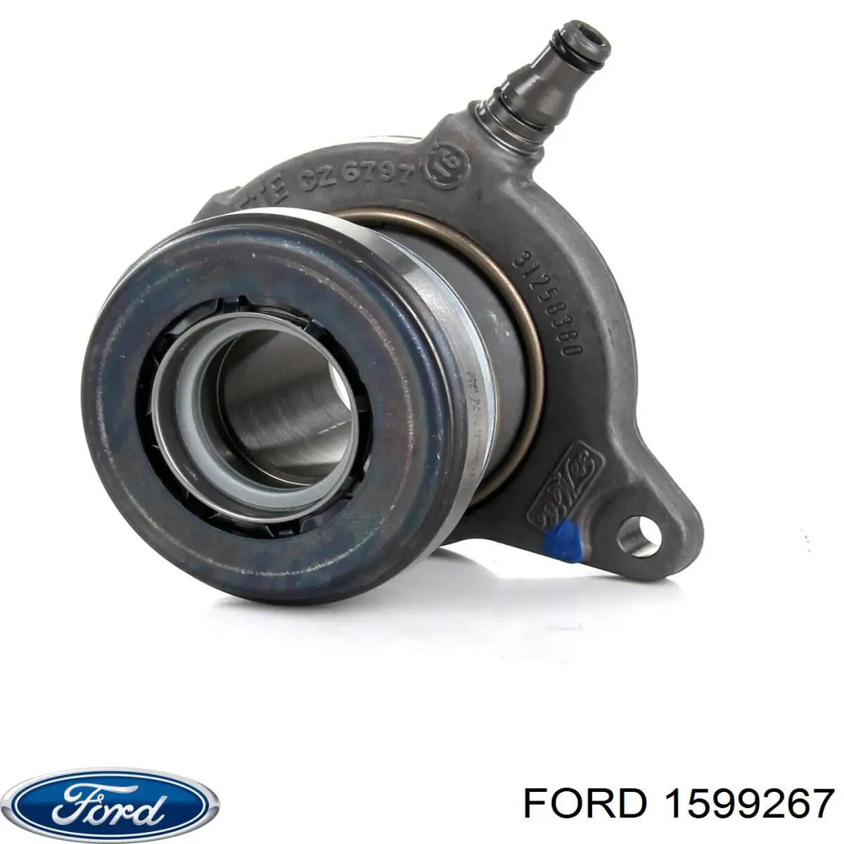1599267 Ford Цилиндр сцепления рабочий в сборе с выжимным подшипником
