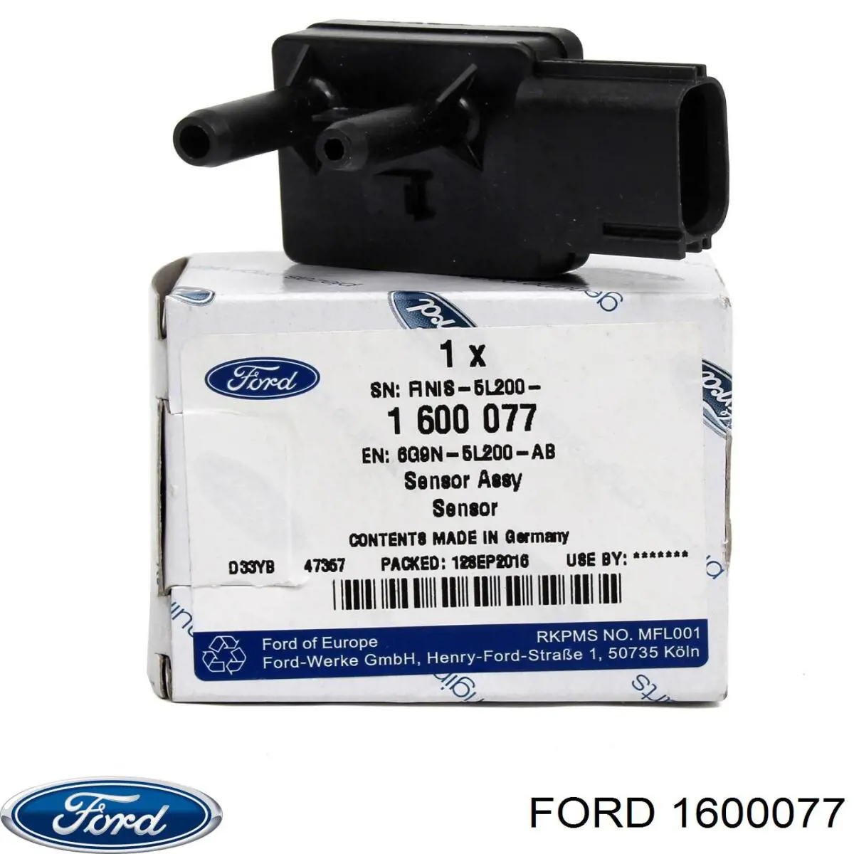 Датчик давления выхлопных газов Ford 1600077