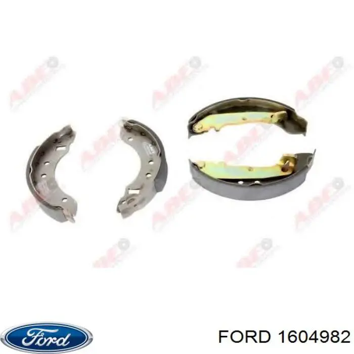 1604982 Ford колодки тормозные задние барабанные