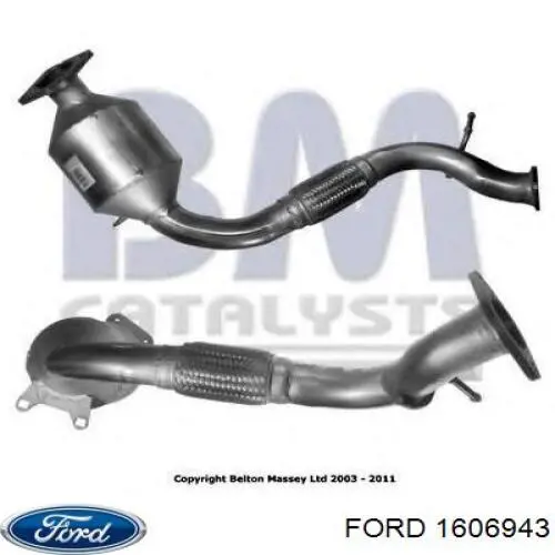 Купить 1606943 Ford Преобразователь отработавших газов
