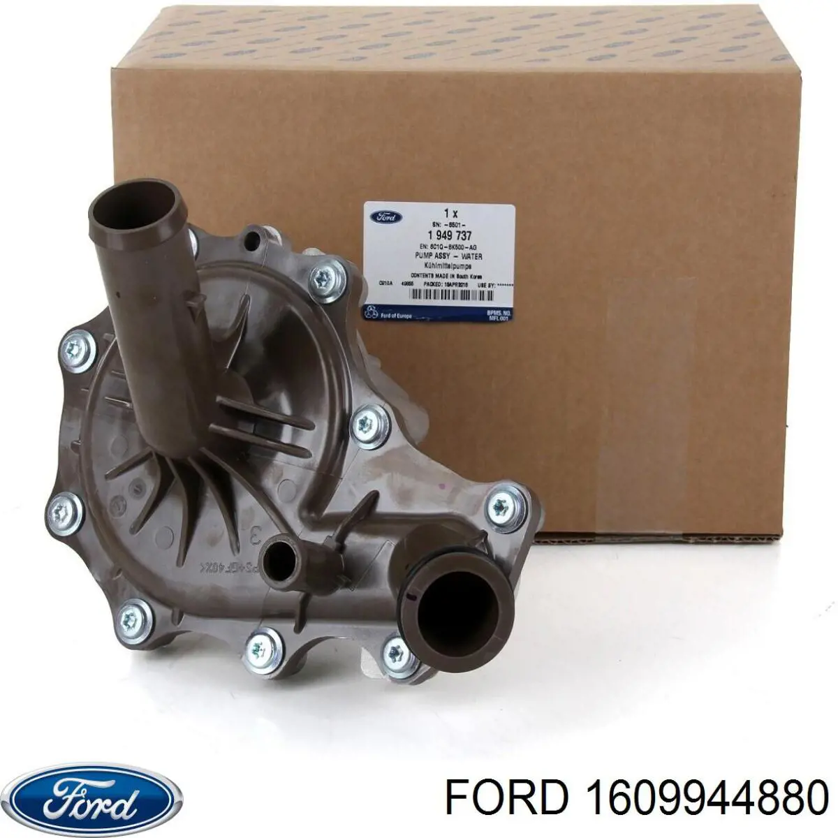 Помпа водяная, корпус Ford 1609944880