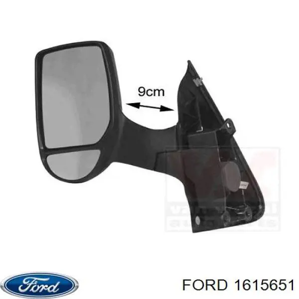 1743190 Ford espelho de retrovisão esquerdo