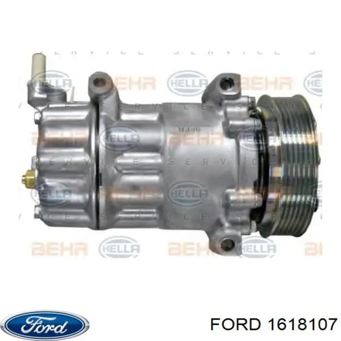 1618107 Ford Радиатор отопителя салона
