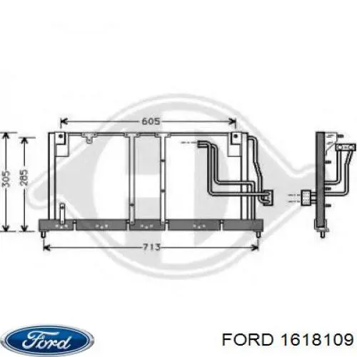 Капот на Ford Orion 1 (Форд Орион)