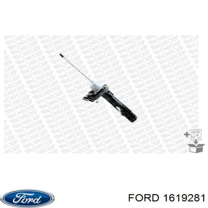 1619281 Ford amortecedor dianteiro direito