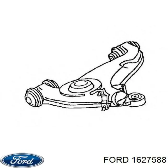 Купить 1627588 Ford Винтовая пружина подвеска