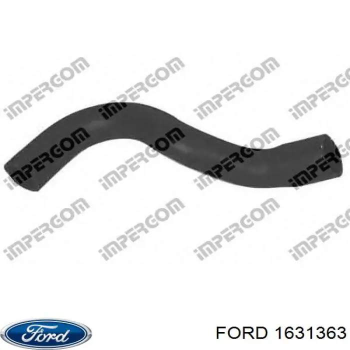 Купить 1631363 Ford Шланг радиатора охлаждения нижний