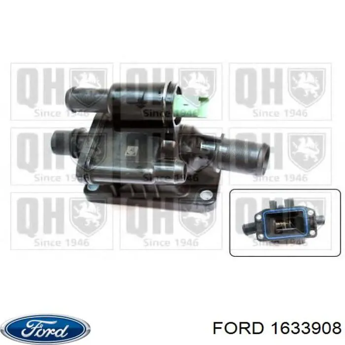1633908 Ford термостат