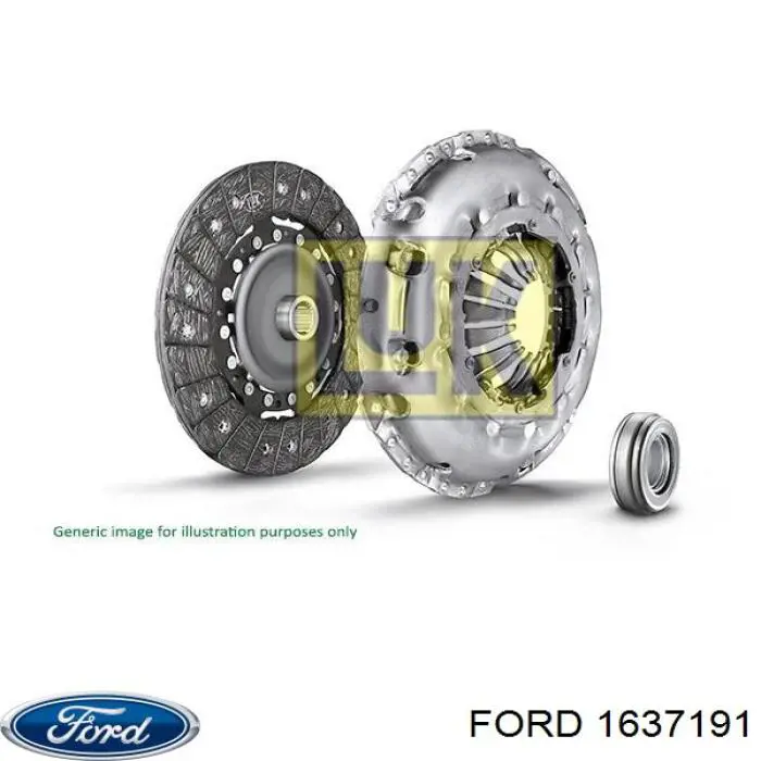 1637191 Ford диск сцепления