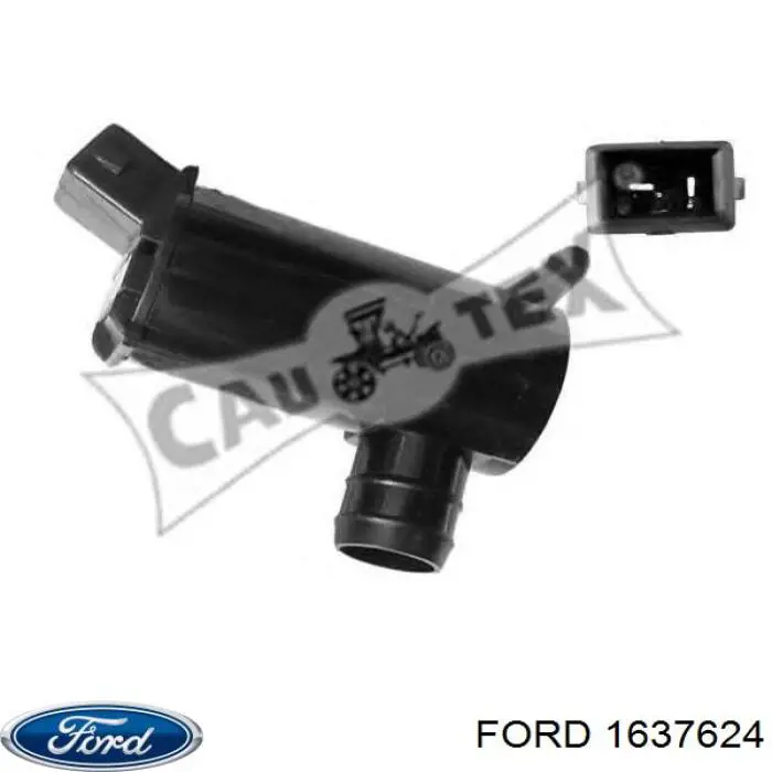1637624 Ford насос-мотор омывателя стекла переднего/заднего