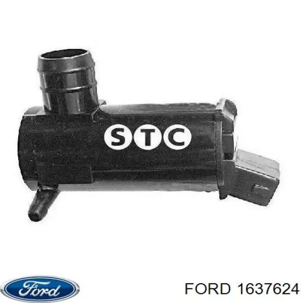 Насос-мотор омывателя стекла переднего/заднего 1637624 Ford