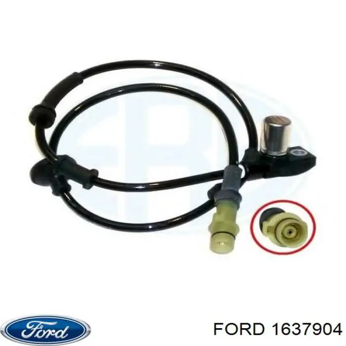 1637904 Ford sensor abs dianteiro direito