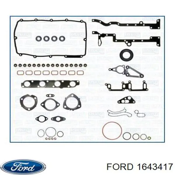 1643417 Ford прокладка головки блока цилиндров (гбц правая)