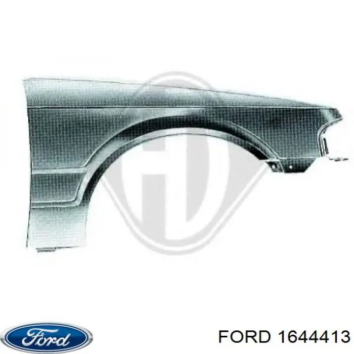 Крыло переднее правое 1644413 Ford