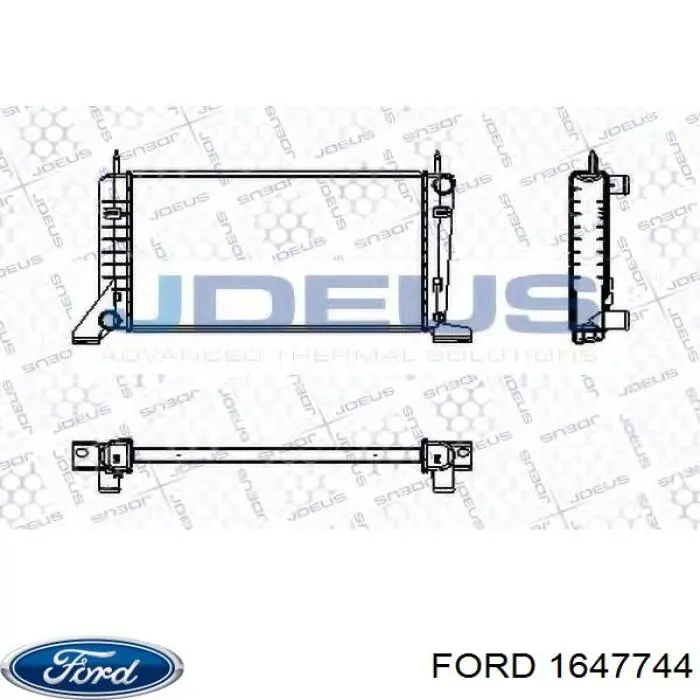 Купить 1647744 Ford Радиатор водяной