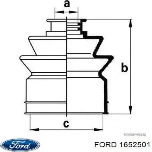Купить 1652501 Ford Радиатор водяной